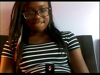 Hairy nerdy black girl skype from blackscrush com